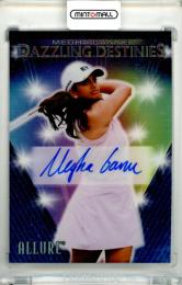 2026 Upper Deck Allure Golf Megha Ganne #DD-7 Dazzling Destinies Auto Parallel