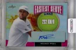 2016 Leaf Metal Tennis Mardy Fish Fastest Serve Pink Auto #FSMF1【01/10】