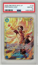 《ポートガス・D・エース/PORTGAS D ACE》[OP13-119](SEC)【PSA10】Gem-MINT