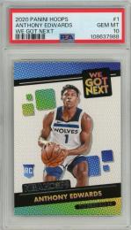 2020-21 Panini Hoops Anthony Edwards We Got Next RC #1【PSA 10 GEM MT】