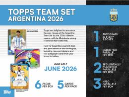 ◆予約◆SOCCER 2026 TOPPS TEAM SET ARGENTINA HOBBY
