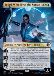 【ご確認用】ドミナリア foil 時を曲げる者、テフェリー 日本語 1枚　MTG ご確認用】ドミナリア foil 時を曲げる者、テフェリー 日本語 1
