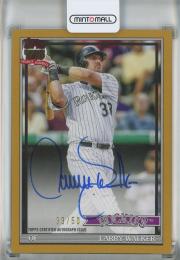 2026 Topps Larry Walker '91 Topps Autographs Gold Foil #91ALWA【33/50】 Colorado Rockies