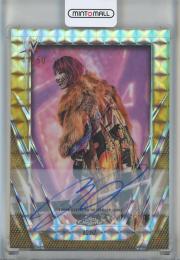 2026 Topps Chrome WWE Asuka Autographs Gold Geometric Refractors #BCAASK【44/50】