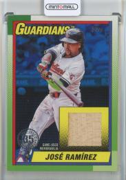 2025 Topps  Jose Ramirez 90 Topps Relics Blue #T90RJRA【086/150】 Cleveland Guardians