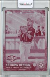2015 Topps Opening Day Anthony Rendon Printing Plates Magenta #42【1/1】 Washington Nationals