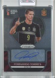 2018 Panini Prizm World Cup Soccer Fernando Torres Signatures Spain