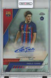 2022-23 TOPPS CHROME TEAM SET FC BARCELONA Pablo Torre Autograph/RC FC Barcelona