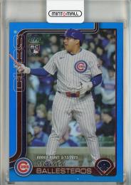 2025 Topps Update Moises Ballesteros Blue Rainbow Foil #US236【006/150】 Chicago Cubs