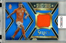 2015-16 Panini Select Robin Van Persie First Team Swatches Blue Parallel【29/99】 Netherlands