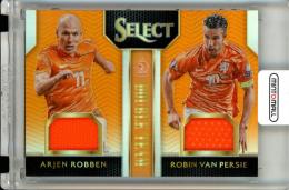2015-16 Panini Select Arjen Robben/Robin Van Persie Double Team Memorabilia Orange Parallel【120/149】 Netherlands