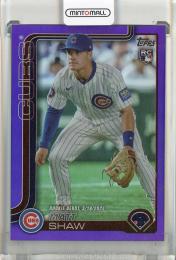 2025 Topps Update Matt Shaw Purple Rainbow Foil #US345【079/250】 Chicago Cubs