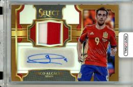 2017-18 Panini Select Paco Alcacer Jersey Autograph Copper Parallel【19/49】 Spain