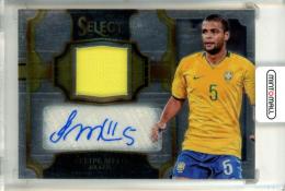 2017-18 Panini Select Felipe Melo Jersey Autograph Brasil
