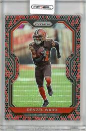2020 PANINI PRIZM Prizms Snakeskin #63 Denzel Ward Cleveland Browns
