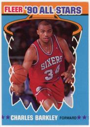 1990-91 Fleer All-Stars #1 Charles Barkley