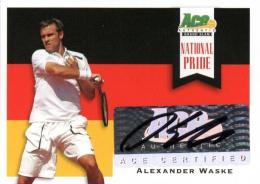 2013 ACE Authentic Grand Slam  Alexander Waske Autograph