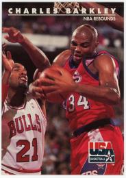 1992 SkyBox USA #9 Charles Barkley/NBA Rebounds