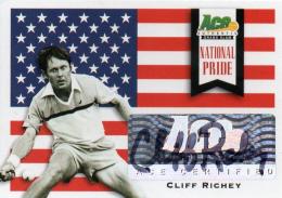 2013 ACE Authentic Grand Slam  Cliff Richey Autograph