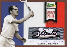 2013 ACE Authentic Grand Slam  Daniel Contet Autograph 06/50