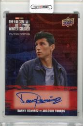 2022 UPPER DECK The Falcon and the Winter Soldier Danny Ramirez as Joaquin Torres Autographs #ADR marvel