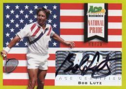 2013 ACE Authentic Grand Slam  Bob Lutz Autograph 08/10