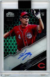 2020 Topps Chrome Black Shogo Akiyama #CBA-SA Rookie Autograph Green Refractor【3/99】 Cincinnati Reds