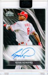 2024 Topps Chrome Black Ryan Howard #CBA-RH Autograph Philadelphia Phillies