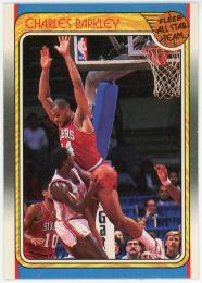 1988-89 Fleer #129 Charles Barkley AS/(Back says Buck Williams/is member of Jets, should be Nets)