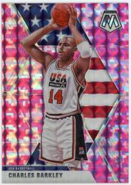 2019-20 Panini Mosaic Mosaic Pink Camo #252 Charles Barkley