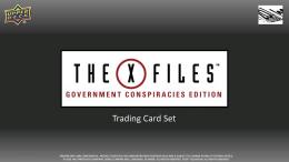◆予約◆UPPER DECK THE X-FILES GOVERNMENT CONSPIRACIES EDITION