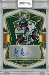 2020 PANINI Select Rookie Signatures Prizm White La'Mical Perine New York Jets 【26/35】