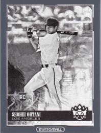 2018 Panini Diamond Kings Baseball Los Angeles Angels Shohei Ohtani  Base,  Variation Black