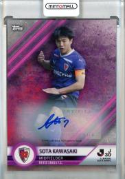 2023 TOPPS Jリーグフラッグシップ 川﨑颯太 直筆サインカード 京都サンガF.C.