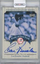 2003 UPPER DECK Yankees Signature Pride of New York Autographs / LOU PINIELLA(New York Yankees)