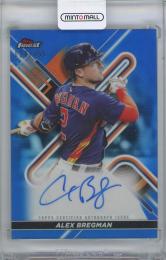 2022 TOPPS Finest Autographs Blue Refractors / ALEX BREGMAN(Houston Astros) 【024/150】
