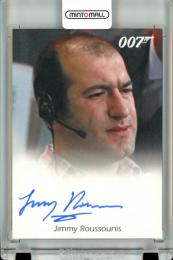 2017 Rittenhouse James Bond Archives Final Edition Jimmy Roussounis as Pipeline Technician Full Bleed Autographs
