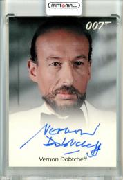 2012 Rittenhouse James Bond 50th Anniversary Vernon Dobtcheff as Max Kalba Full Bleed Autographs