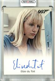2014 Rittenhouse James Bond Archives Elize du Toit as as Vanessa Full Bleed Autographs