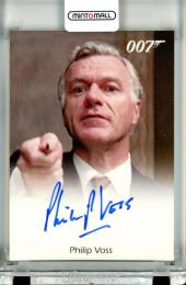 2015 Rittenhouse James Bond Archives Philip Voss as Auctioneer Full Bleed Autographs