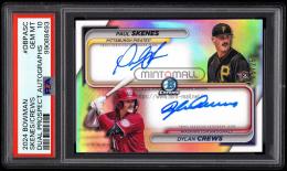 2024 Bowman Chrome Dual Prospect Autographs #DBPASC Dylan Crews/Paul Skenes 【05/25】【PSA GEM MT 10】 Washington Nationals / Pittsburgh Pirates
