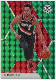 2019-20 Panini Mosaic Mosaic Green #15 CJ McCollum