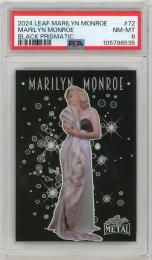 2024 LEAF Marilyn Monroe Icons Collection Marilyn Monroe Prismatic Black #72【2/2】 movie【PSA8】