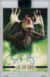 2019 TOPPS Star Wars Stellar Signatures Jar Jar Binks Ahmed Best Base Autograph Purple 10枚限定 /3