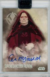 2020 TOPPS Star Wars Stellar Signatures Supreme Chancellor Palpatine Ian McDiarmid Base Autograph 40枚限定 /30