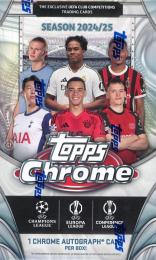 SOCCER 2024-25 TOPPS CHROME UEFA CLUB COMPETITIONS HOBBY