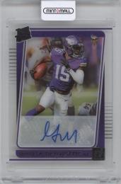 2021 PANINI CLEARLY  DONRUSS FOOTBALL  Ihmir Smith-Marsette Rated Rookie Autograph Card