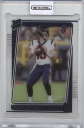 2021 PANINI CLEARLY  DONRUSS FOOTBALL  Davis Mills #58 Rated Rookie Card