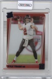 2021 PANINI CLEARLY  DONRUSS FOOTBALL  Kyle Trask #56 Rated Rookie Blue Parallel 【76/99】