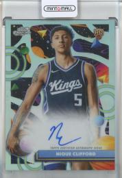 2025-26 Topps Cosmic Chrome Nique Clifford Autographs #CCANC Sacramento Kings